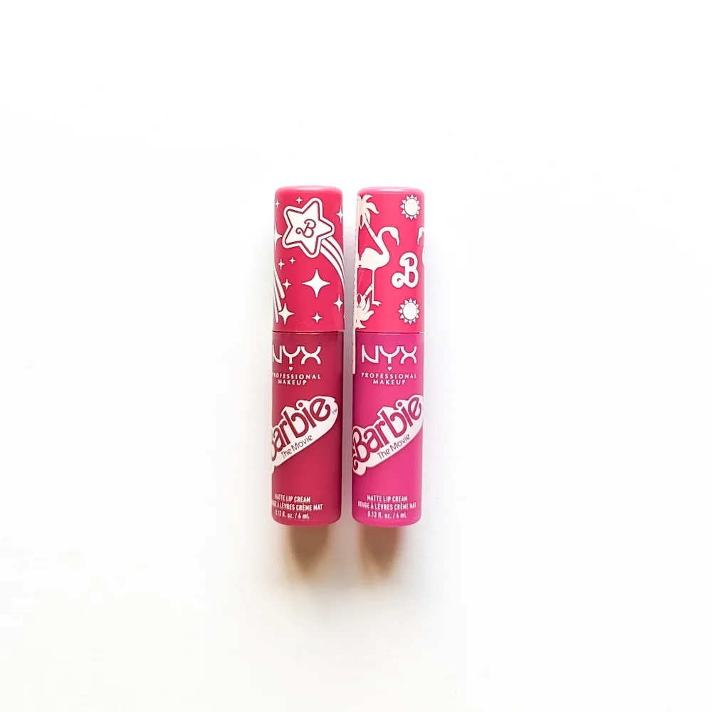 SET Barbie Movie Collection x NYX Smooth Whip Matte Lip Cream - Limited Edition - Picture 2 of 15